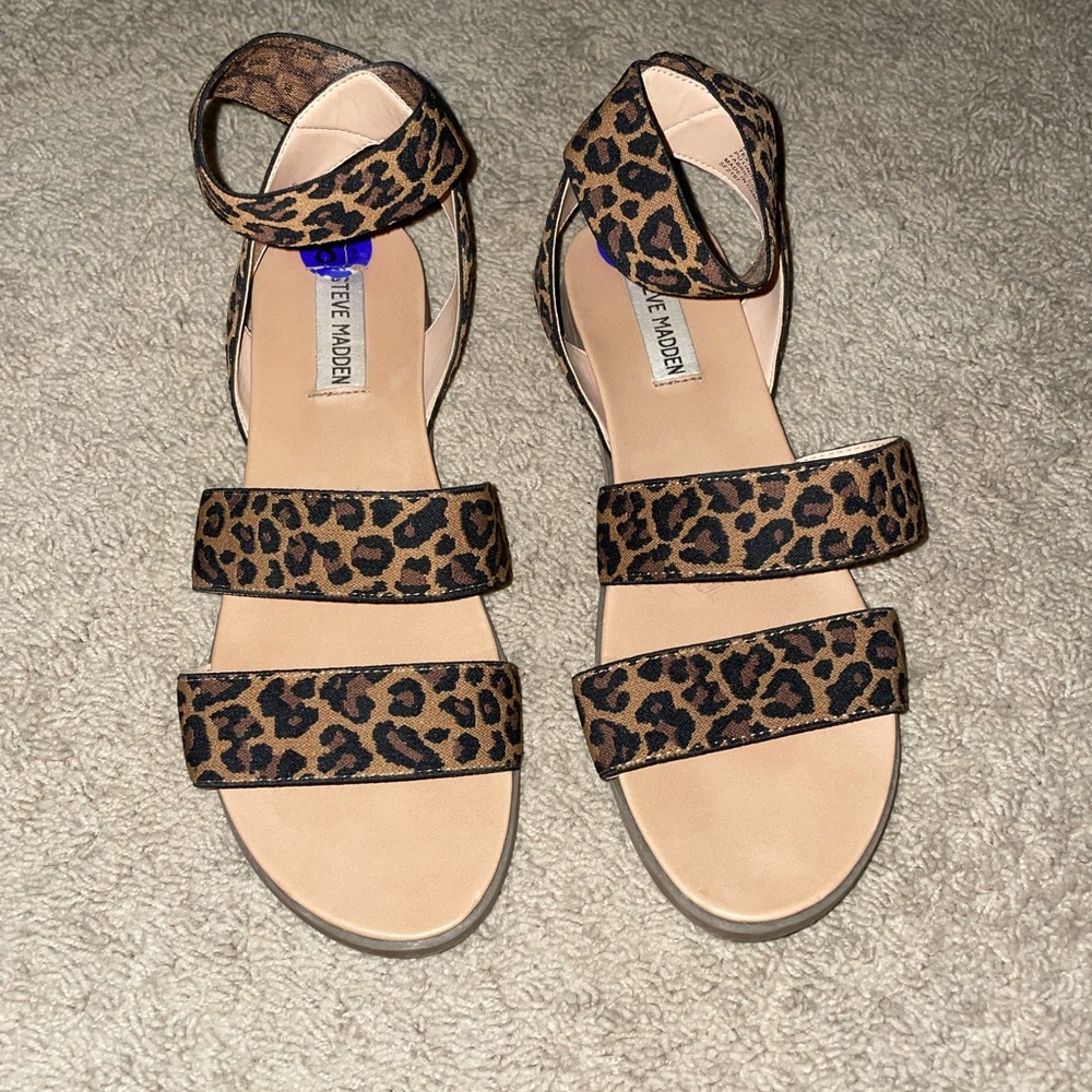 steve madden elastic strap sandals